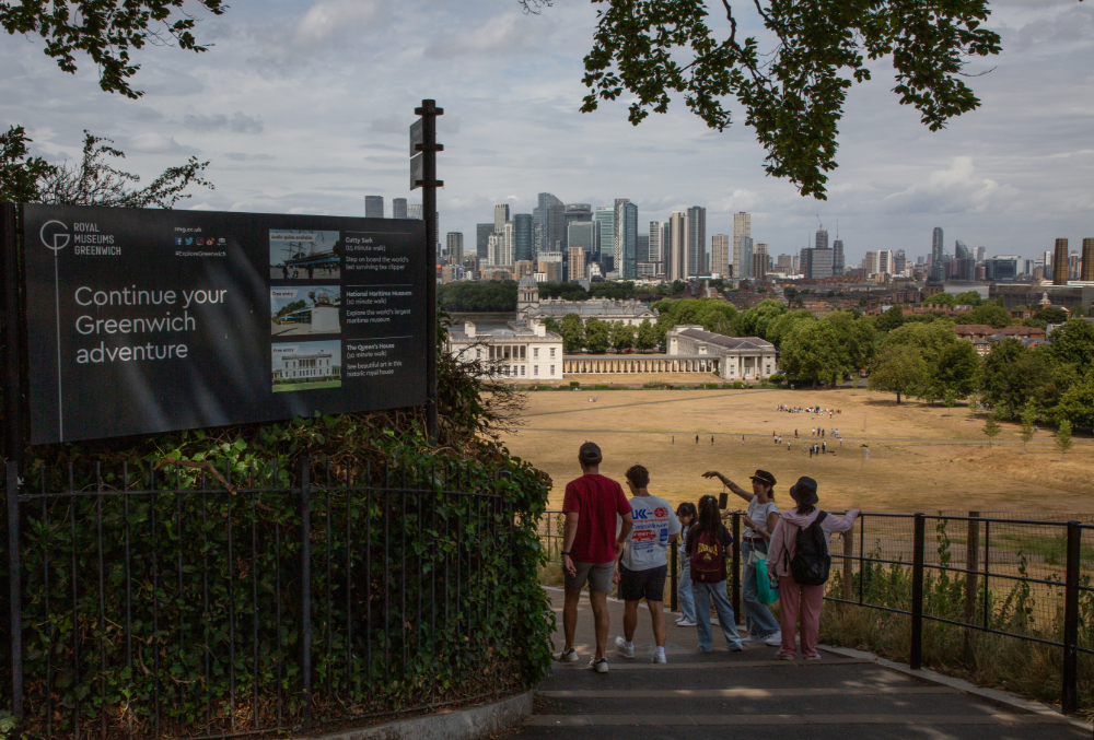View from high over Greenwich Park